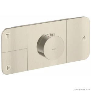 Axor One 3-Function Thermostatic Valve Trim - Brushed Nickel 45713821
