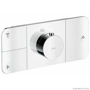 Axor One 3-in-1 Thermostatic Valve Trim with Chrome Finish - Model 45713001