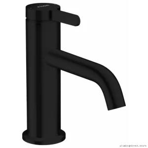 Axor One 70 Matte Black Single Hole Bathroom Sink Faucet 48001671
