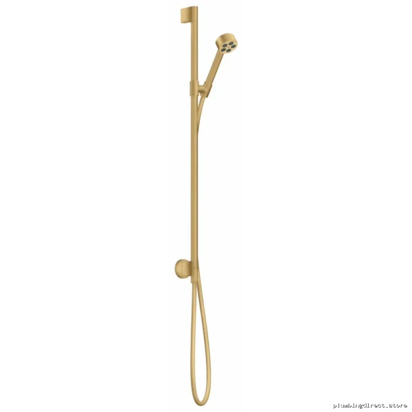 Axor One Brushed Gold Hand Shower with Wall Mount & 1.75 GPM Flow