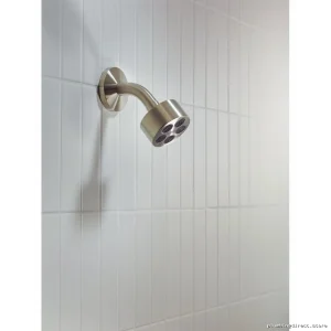 Axor One High-Performance 1-Jet Shower Head & Arm (1.75 GPM) - Brushed Nickel