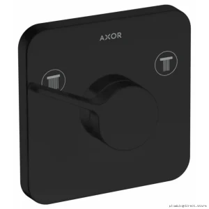 Axor One Matte Black Diverter Valve Trim for Shower Systems