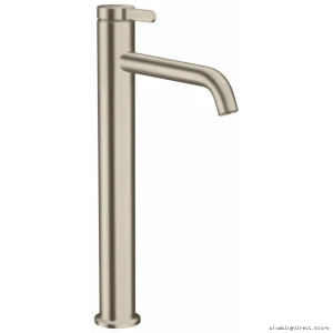 Brushed Nickel Axor One™ Modern Single-Hole Bath Faucet #48...