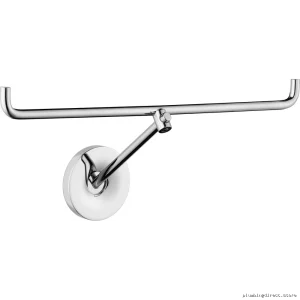Axor Starck Chrome Double Toilet Paper Holder - Modern Wall Mount