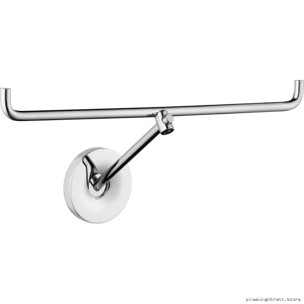 Axor Starck Chrome Double Toilet Paper Holder - Modern Wall Mount