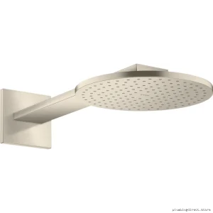 Axor 2-Jet Shower Head with Arm Trim - 1.75 GPM Brushed Nickel Finish