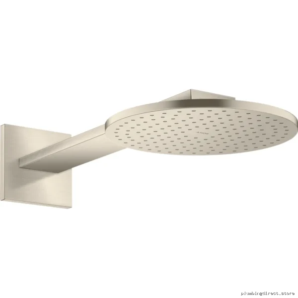 Axor 2-Jet Shower Head with Arm Trim - 1.75 GPM Brushed Nickel Finish
