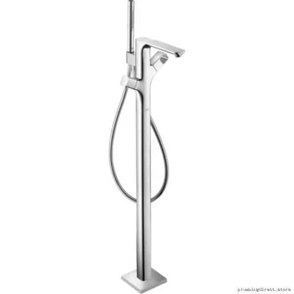 Axor 11423001 Urquiola Freestanding Tub Filler Trim with Handheld Shower in Chrome