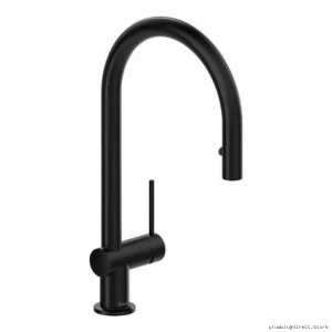 Kitchen Faucet with Pulldown Spray by Azure - Black AZ101BK RIOBEL