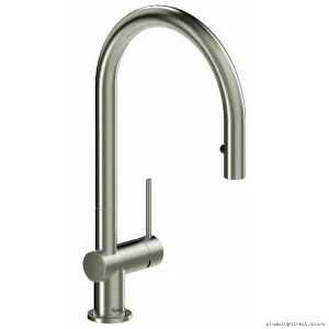 Azure Stainless Steel Kitchen Faucet with Pulldown Spray - AZ101SS RIOBEL