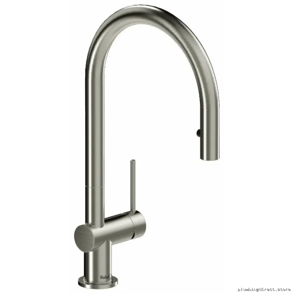 Azure Stainless Steel Kitchen Faucet with Pulldown Spray - AZ101SS RIOBEL