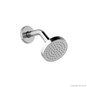 Basico 4 Modern Chrome Shower Head with Wall Mount & Round Flange – BF1759-110 Kalia