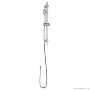 Basico Chrome 2-Spray Adjustable Shower Head with Slide Rail BF1760-110