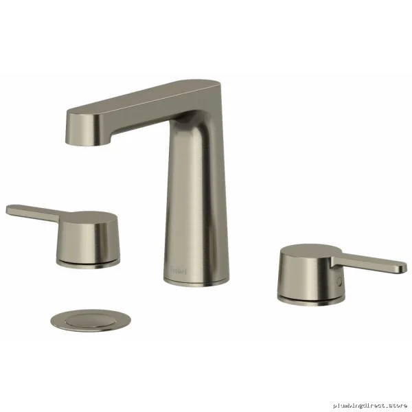 Bathroom Faucet Widespread Lever Handle 1.2 GPM Brushed Nickel Nibi NB08BN RIOBEL