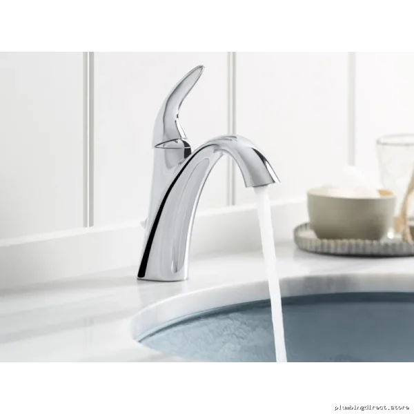 Bathroom Single Hole Faucet - Polished Chrome Kohler 45800-4-CP