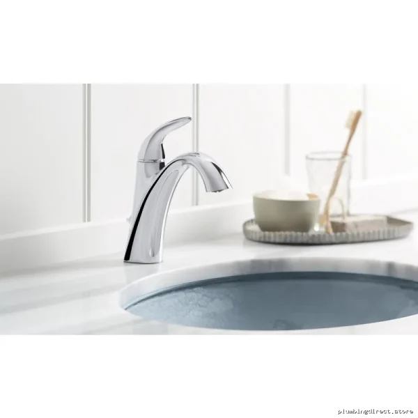 Bathroom Single Hole Faucet - Polished Chrome Kohler 45800-4-CP - Image 2