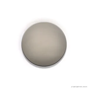 Bathroom Sink Push Button Drain with Overflow & Round Cap - Brushed Nickel