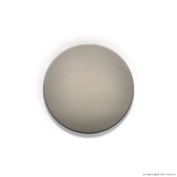 Bathroom Sink Push Button Drain with Overflow & Round Cap - Brushed Nickel