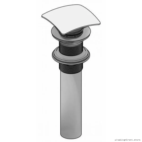 Bathroom Sink Push Drain Square Cap Chrome AC1325-110 Kalia - No Overflow Design