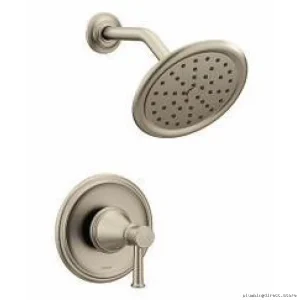 Brushed Nickel Belfield Posi-Temp Shower Trim - T2312BN for Moen Faucets