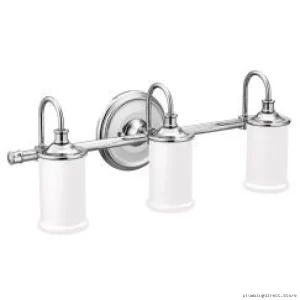 Belfield Chrome 3-Light Wall Sconce - Modern YB6463CH by Moen