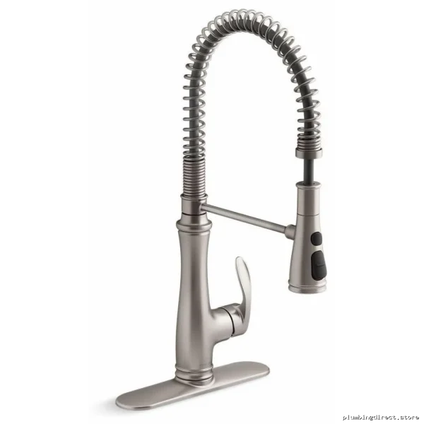 Bellera Pro Kitchen Faucet w/ Spring Pulldown Spray - Vibrant Stainless KVS - Image 3