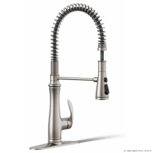 Bellera Pro Kitchen Faucet w/ Spring Pulldown Spray - Vibrant Stainless KVS