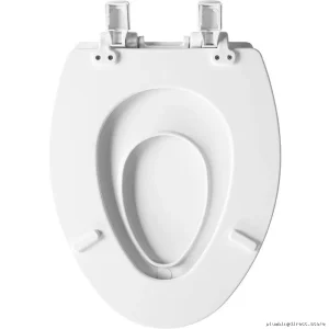Bemis NextStep2 Ergonomic Elongated Toilet Seat - Universal Fit White