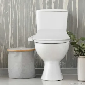 Bemis Haven K Elongated Plastic Smart Bidet Toilet Seat - Touchless Sensor & White