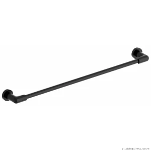 Black 24 Inch Parabola Towel Bar - Modern Bathroom Hardware PB5BK