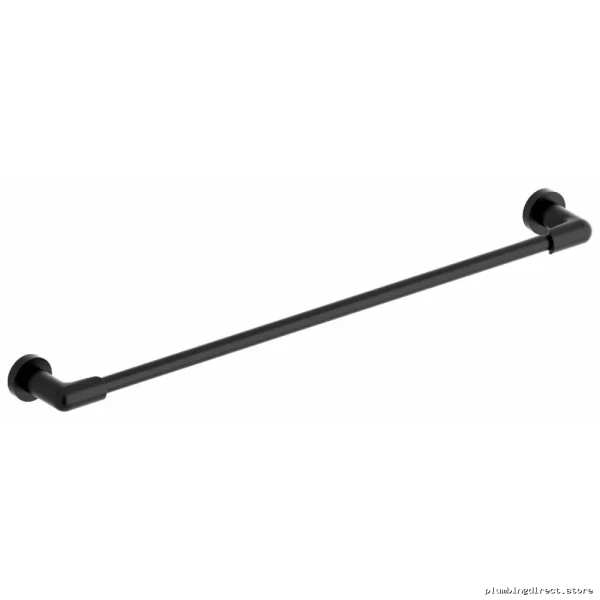 Black 24 Inch Parabola Towel Bar - Modern Bathroom Hardware PB5BK