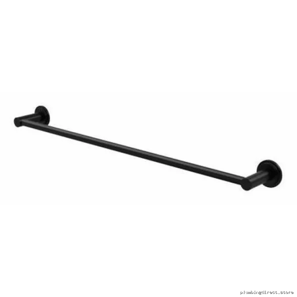 Black Arca 24 Inch Bathroom Towel Bar by Riobel AA5BK