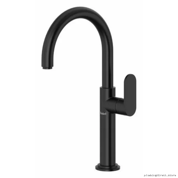 Black Arca Vessel Sink Faucet 1.2 GPM Single Hole Bathroom Lever Handle
