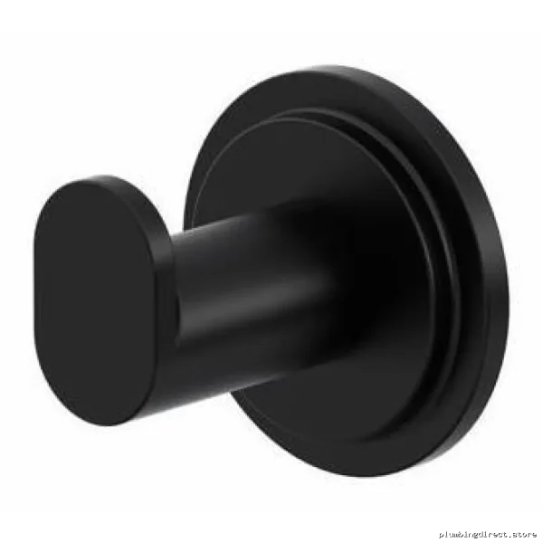 Black Arca Wall Hook - Durable Robe Hanger by RioBel AA0BK