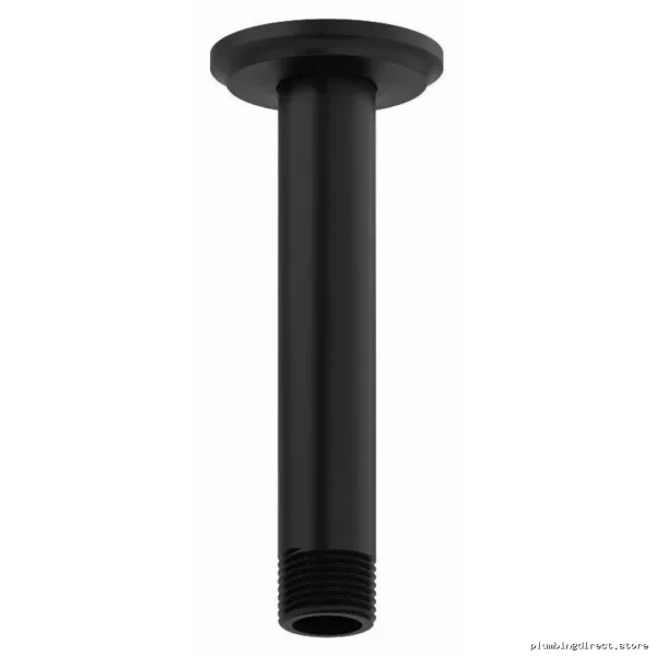 Ceiling Mounted Shower Arm with Round Escutcheon - Black 558BK RIOBEL