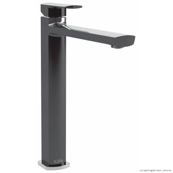 Kalia BF1291-150 Black Chrome Single Hole Vessel Bathroom Sink Faucet