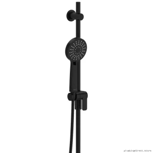 Black Dual Function Handheld Shower with Adjustable Slide Bar 4861BK