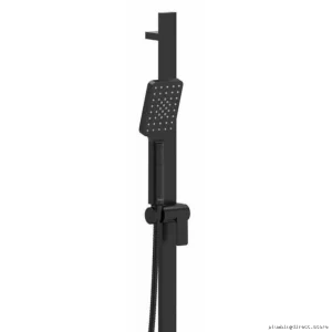 Black 2-Spray Handheld Shower with Adjustable Slide Bar 4845BK