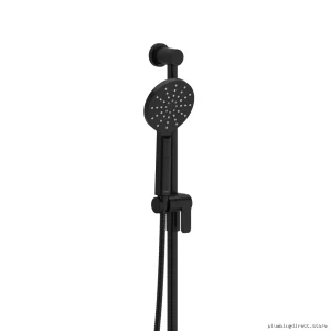 Black 4-Spray Handheld Shower with Adjustable Slide Bar 4664BK