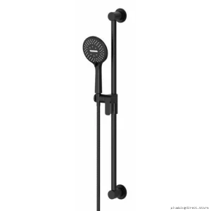 Black 3-Spray Handheld Shower with Adjustable Slide Bar 5163BK