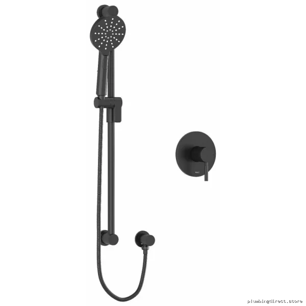 Black Pressure Balance Shower Faucet by RIOBEL - RUTM54BK Model