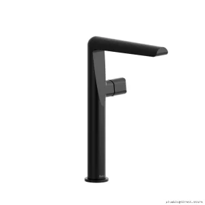 Single Hole Vessel Sink Faucet with Knob Handle - 1.2 GPM Bathroom Tap, Black RioBel