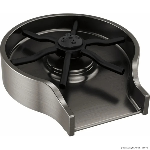Black Stainless Steel Glass Rinser - GR250-KS Delta Model - Image 2
