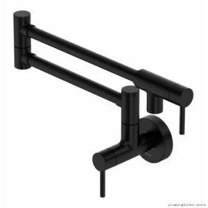 Black Kitchen Faucet Pot Filler - Stainless Steel RioBel Faucet AZ900BK