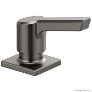 Black Stainless Steel Soap & Lotion Dispenser by Delta
