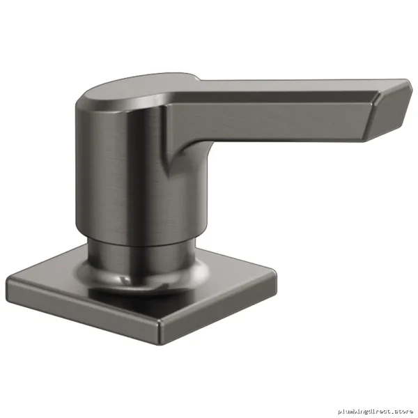 Black Stainless Steel Soap & Lotion Dispenser by Delta