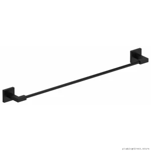 Stainless Steel Bath Towel Bar 24 Inch Black - Elegant Shower Bar Kubik