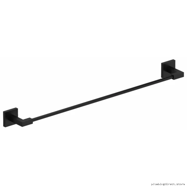 Stainless Steel Bath Towel Bar 24 Inch Black - Elegant Shower Bar Kubik