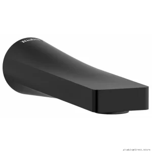 Black Tub Spout Faucet - ODE OD80BK Bathroom Fixture by RIOBEL