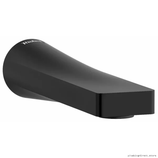Black Tub Spout Faucet - ODE OD80BK Bathroom Fixture by RIOBEL